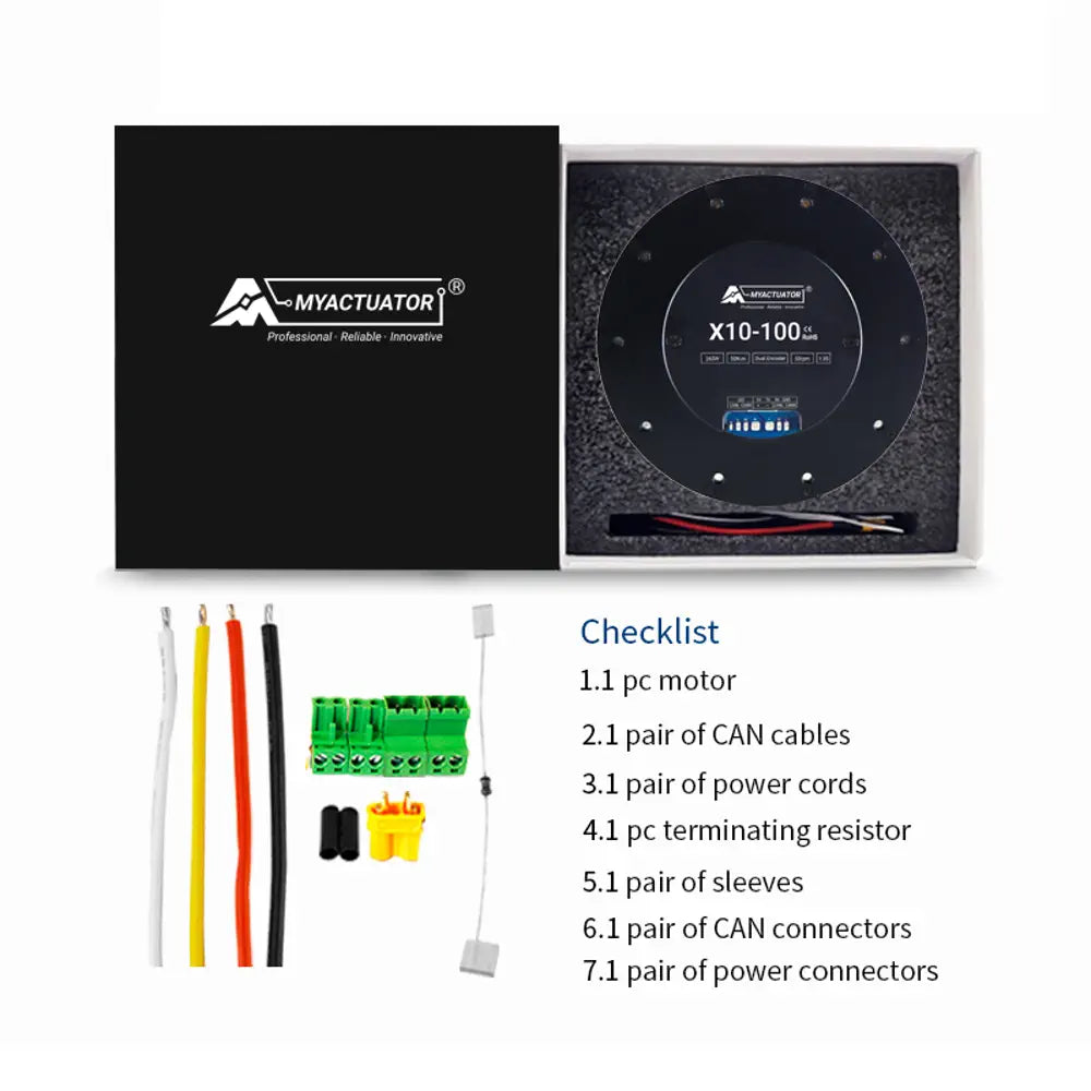 MyActuator RMD-X10-100- Brushless Servo Motor